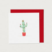 Carte carrée - Cactus décoré