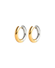 Boucles d'oreilles Hugo - Deux tons