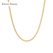 Collier Hommes Cuban - Or