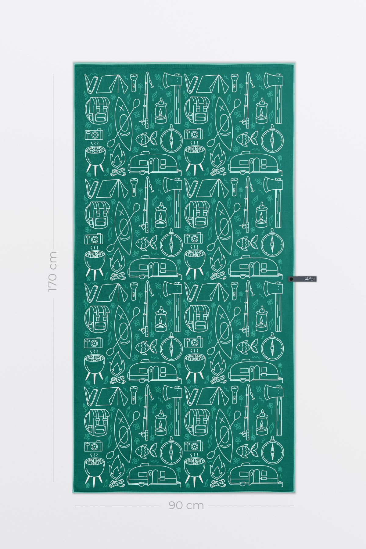Serviette de plage en microfibre XL - Horizon