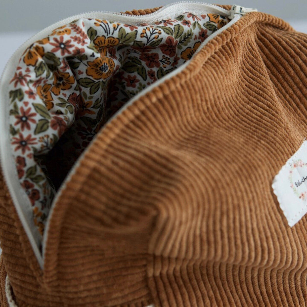 Trousse rectangle en corduroy - 1930