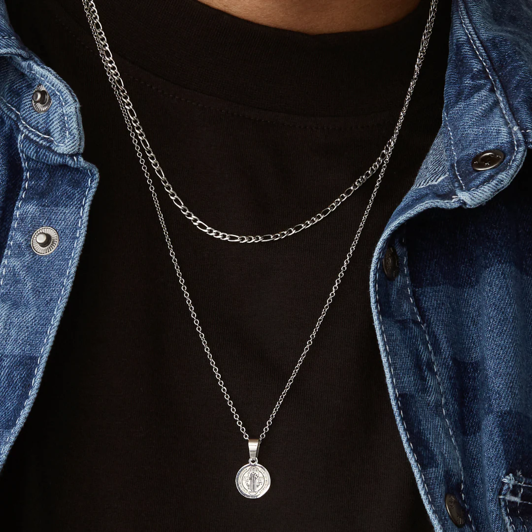 Collier Hommes Sicilian - Argent