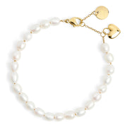 Bracelet perles Papaya - Or