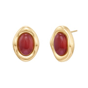 Boucles d'oreilles Bordeaux - Or