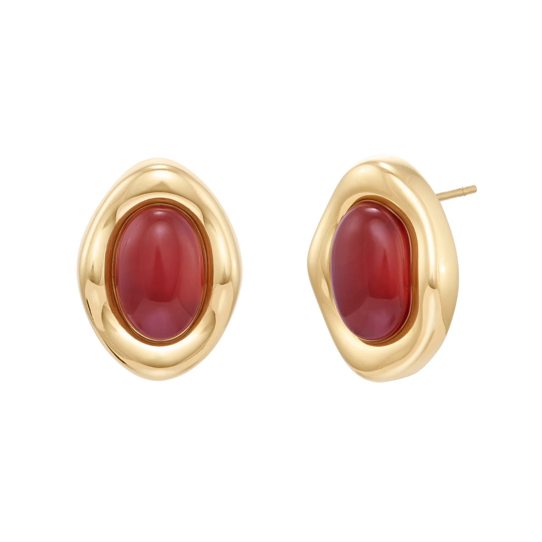 Boucles d'oreilles Bordeaux - Or