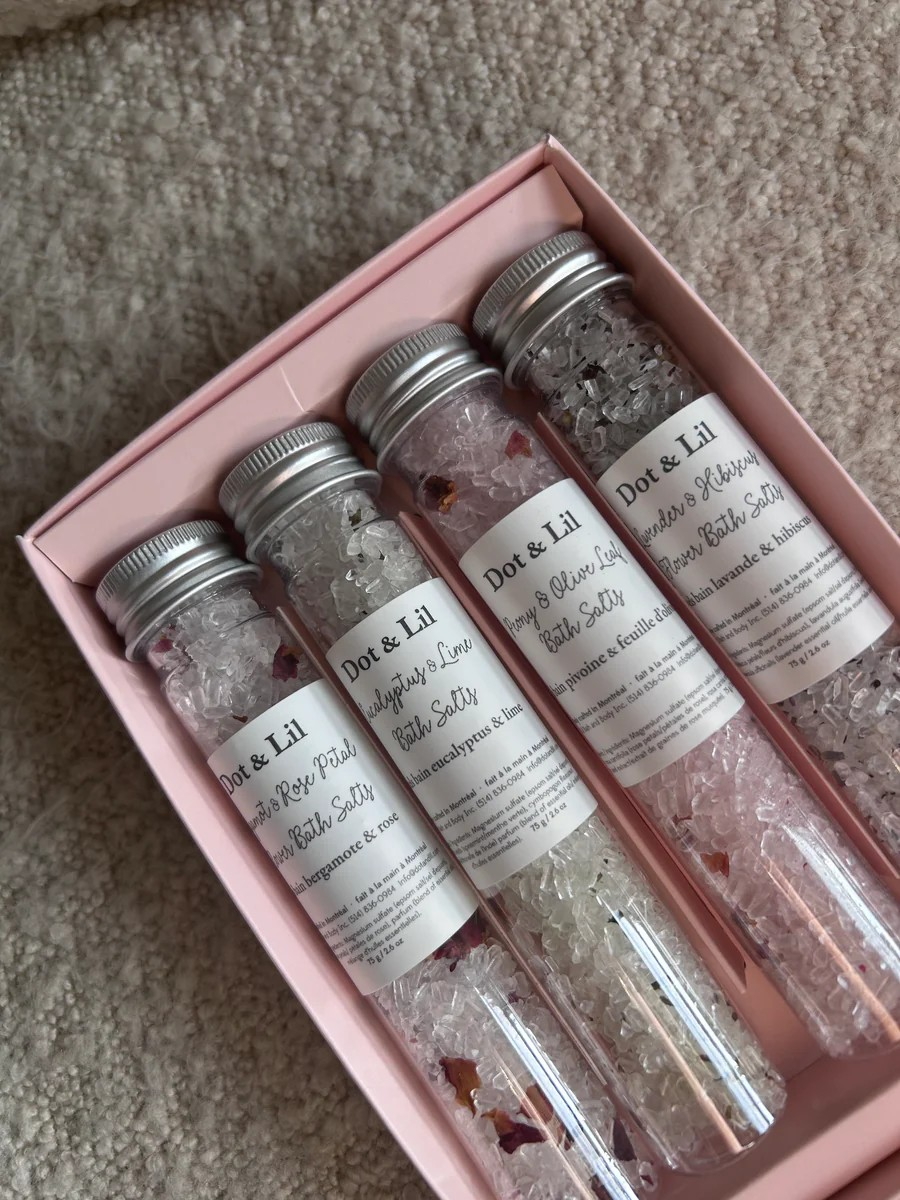 Coffret cadeau - Sels de bain