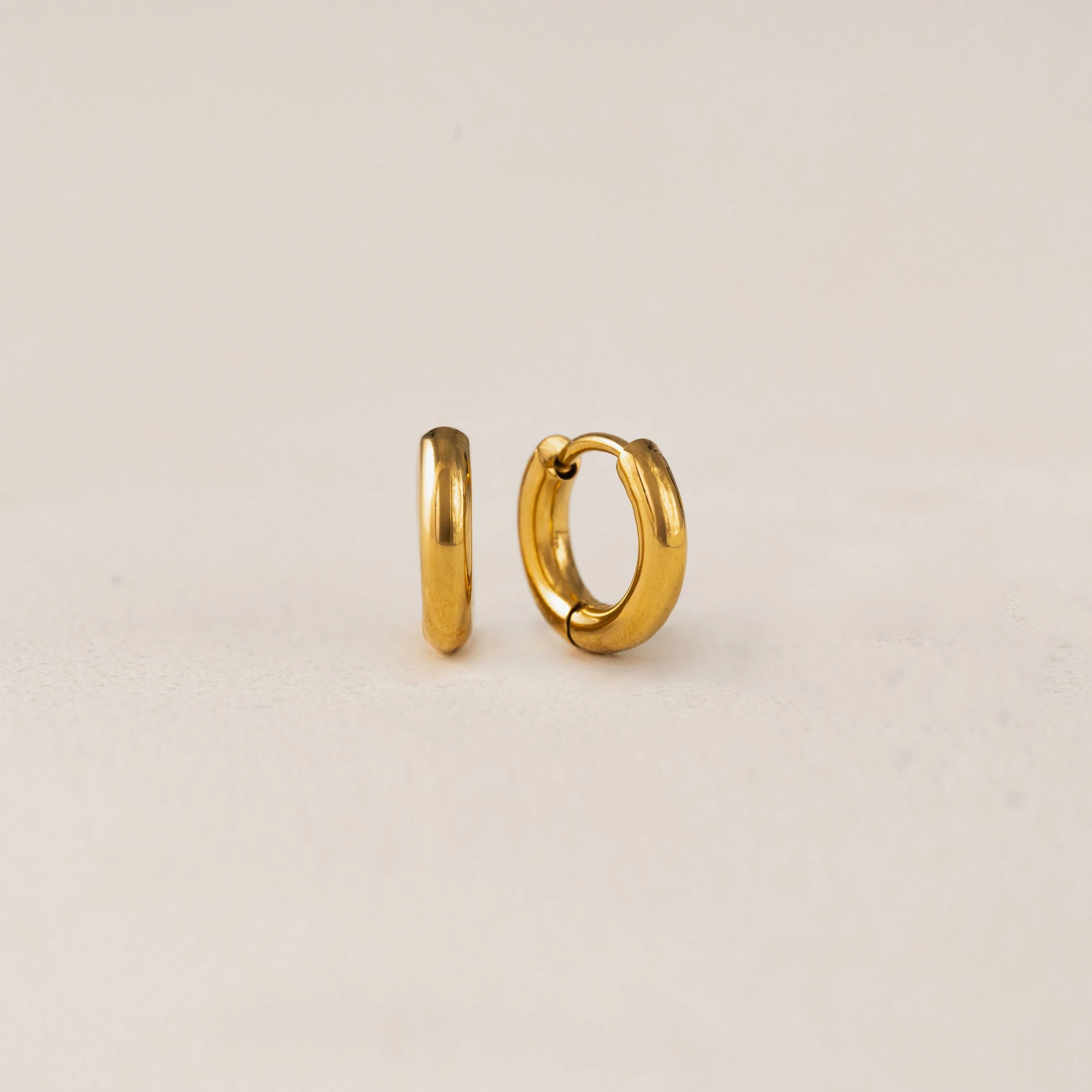 Boucles d'oreilles Tube - Or