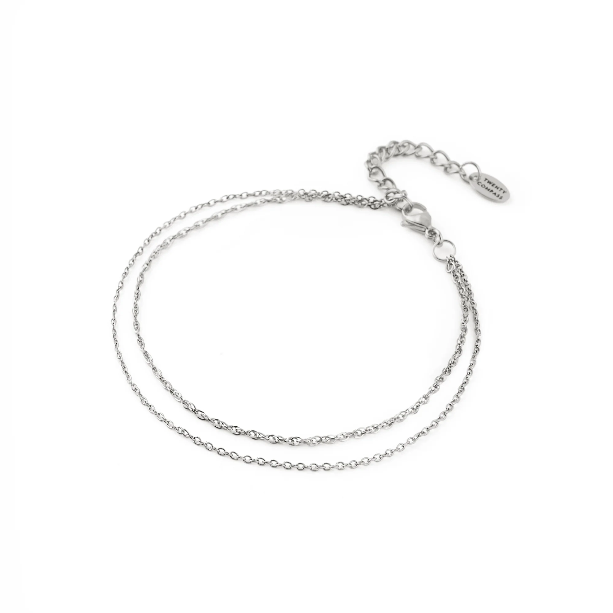 Bracelet de cheville July - Argent