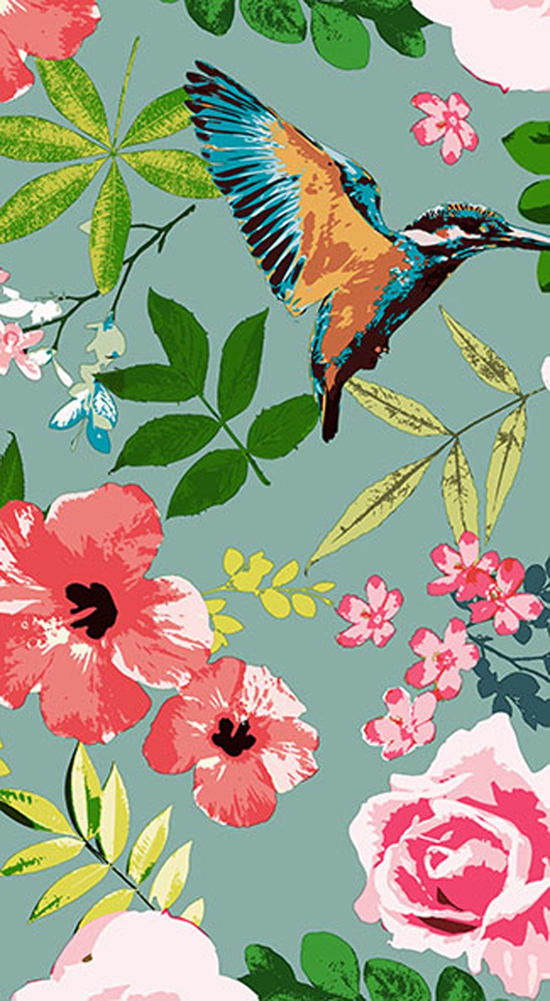 Serviettes - Oiseaux vintage