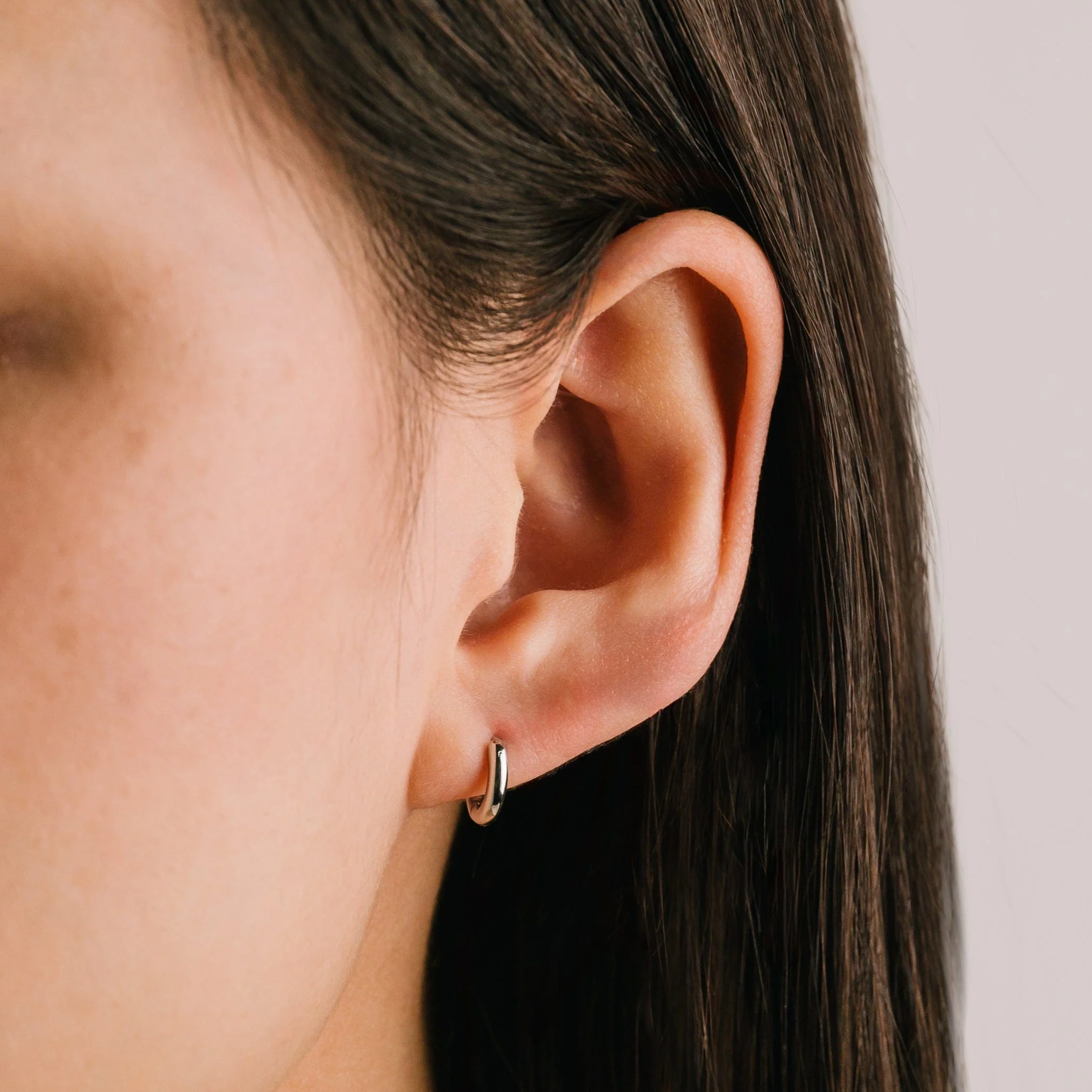 Boucles d'oreilles Tube - Argent