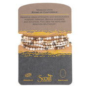 Bracelet/collier Stone Wrap - Mexican Onyx (confiance)