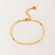Bracelet Paperclip - Or