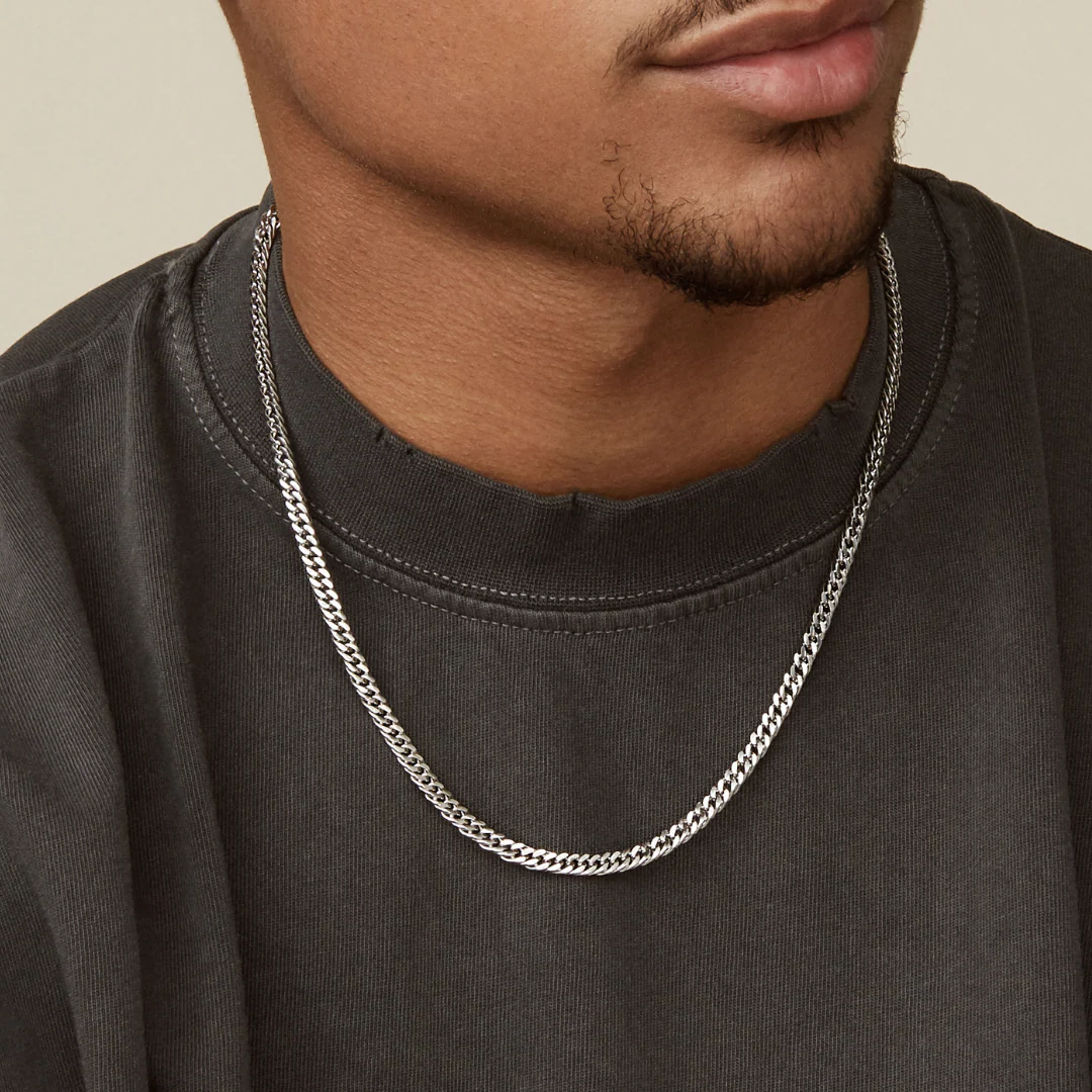 Collier Hommes Miami - Argent