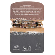 Bracelet/collier Stone Wrap - Tourmaline (guérison)