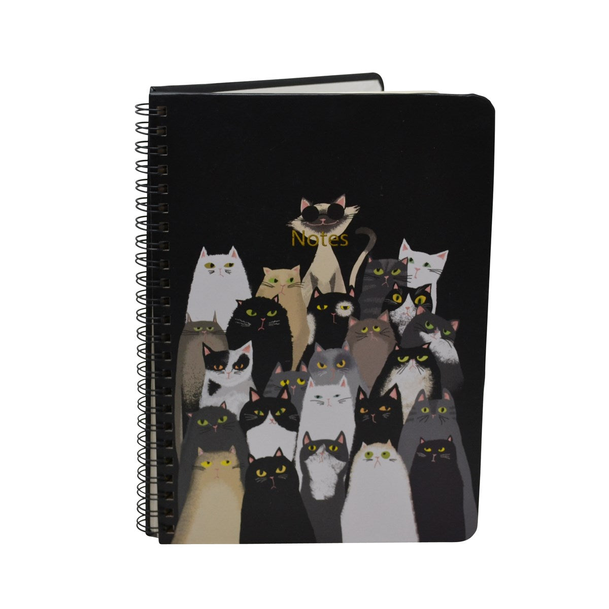 Cahier rigide - Famille de chats