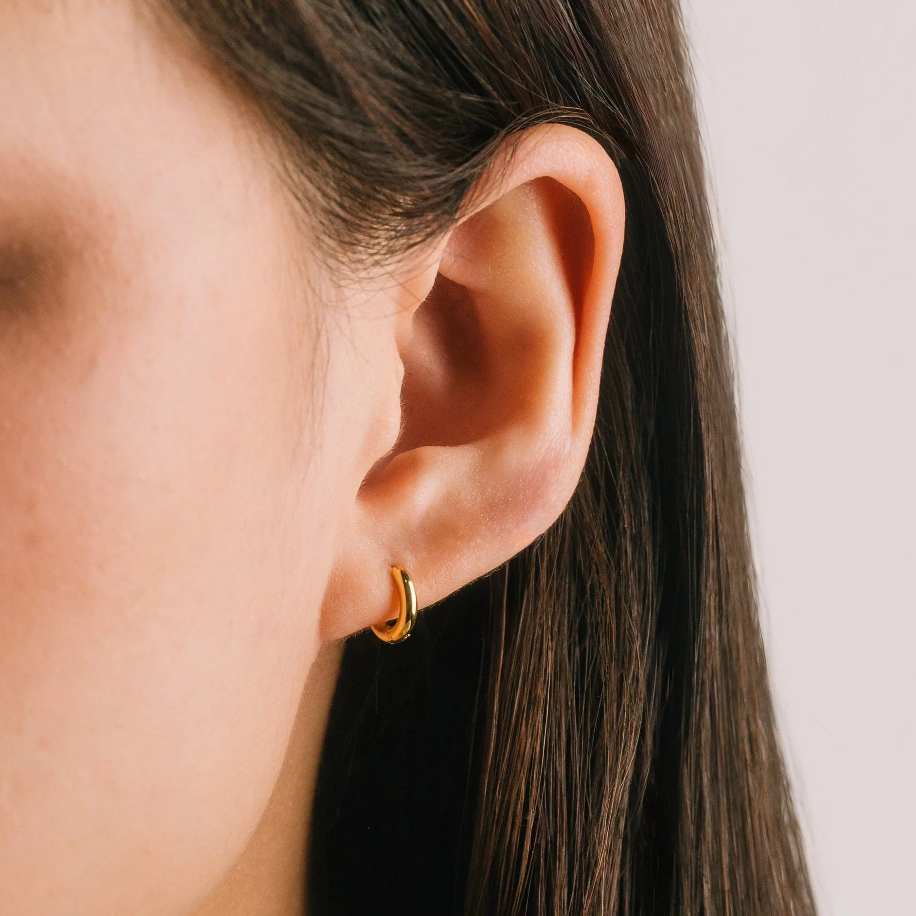 Boucles d'oreilles Tube - Or
