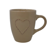 Tasse - Coeur beige