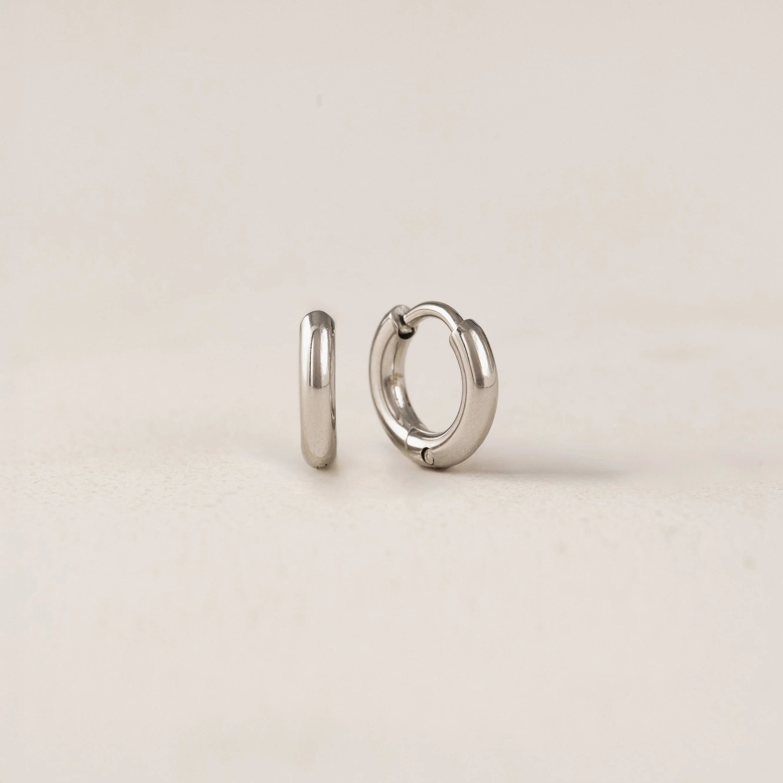 Boucles d'oreilles Tube - Argent