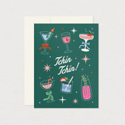 Carte de souhaits mini - Tchin tchin