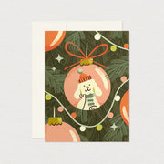 Carte de souhaits mini - Bouledog