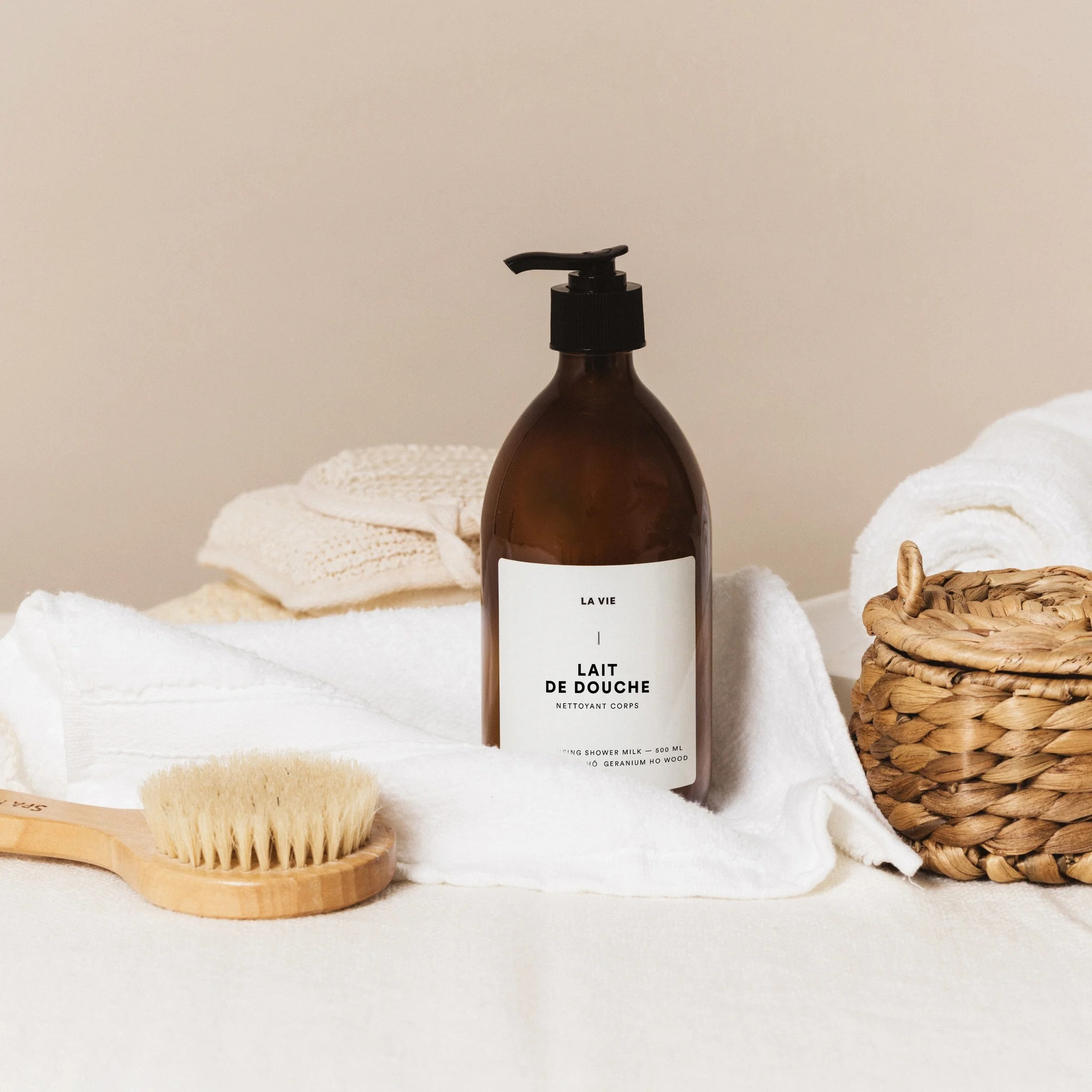 Lait de douche - Géranium bois de Hô