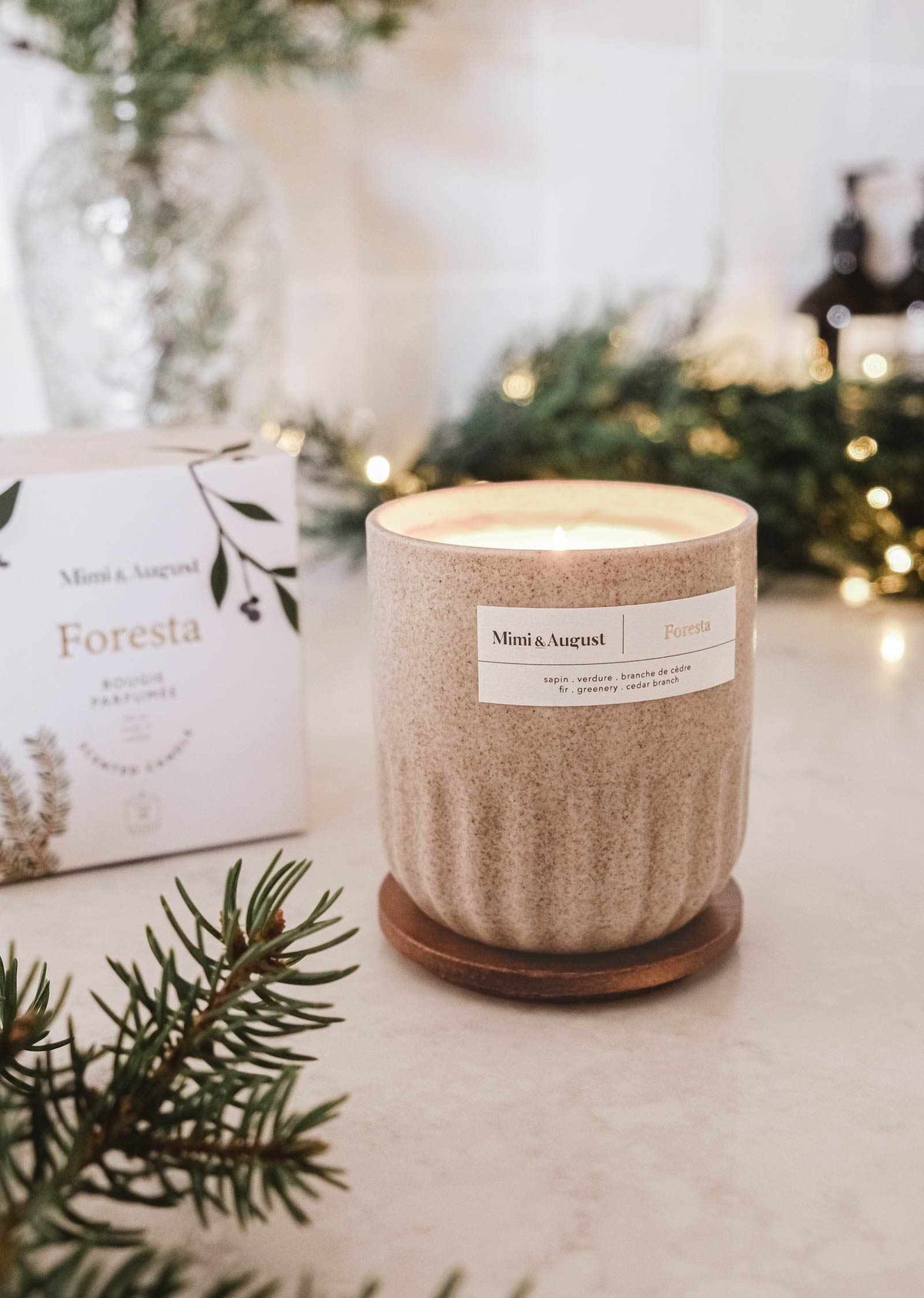 Bougie réutilisable 11oz - Foresta