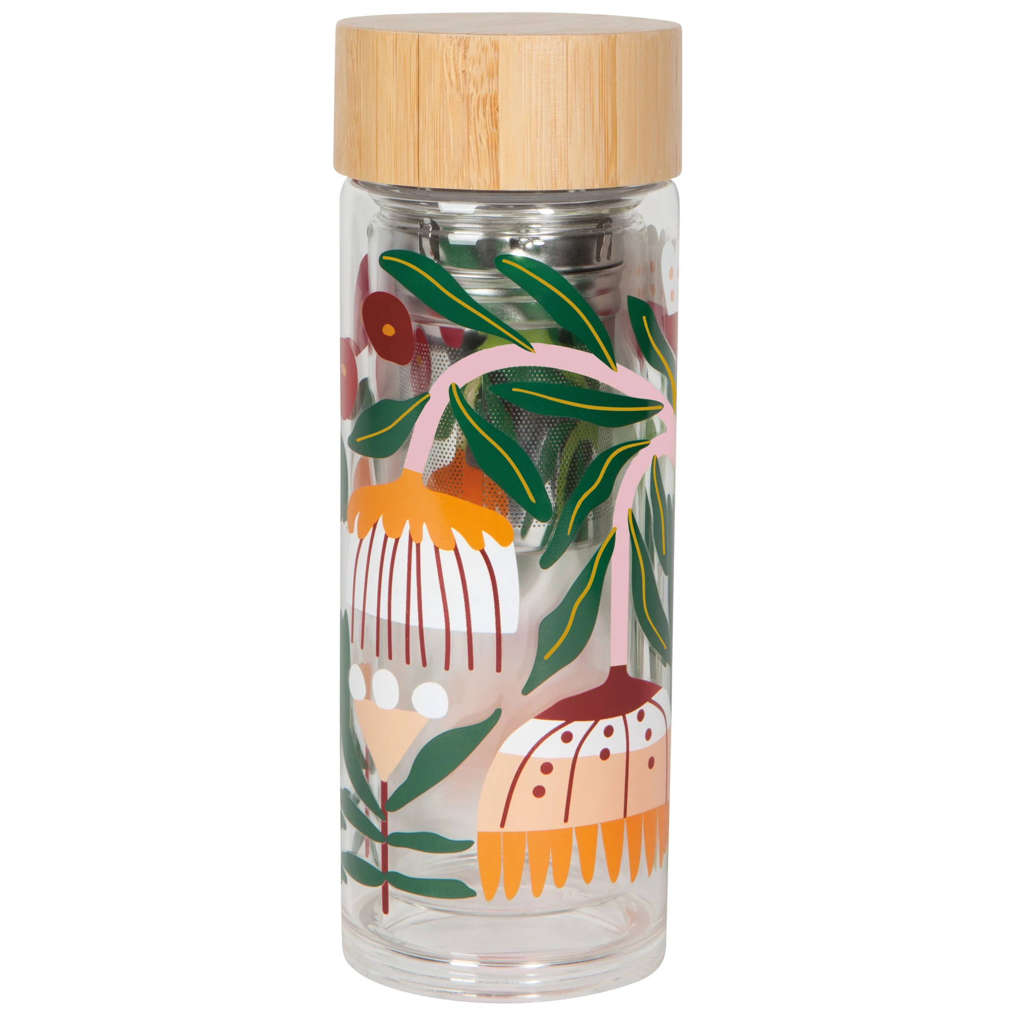 Bouteille en verre avec infuseur à thé - Venus