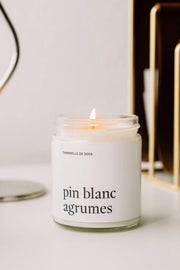 Chandelle de soya 270 ml - Pin blanc agrumes