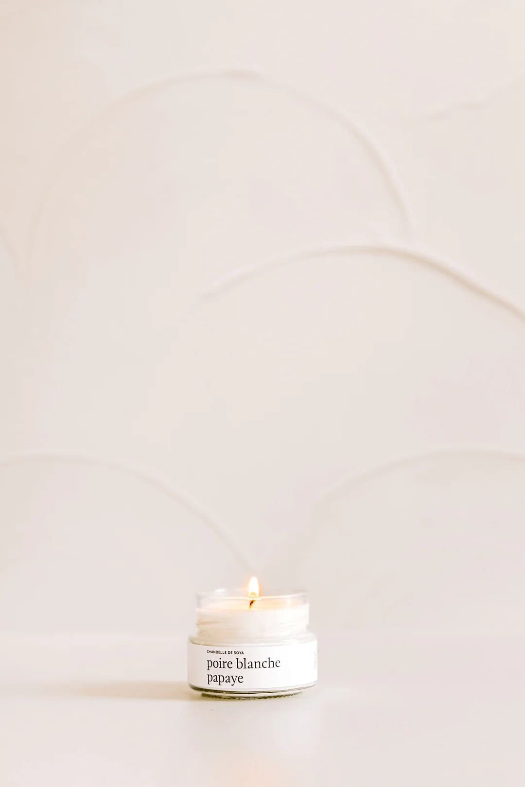 Chandelle de soya - Poire blanche papaye