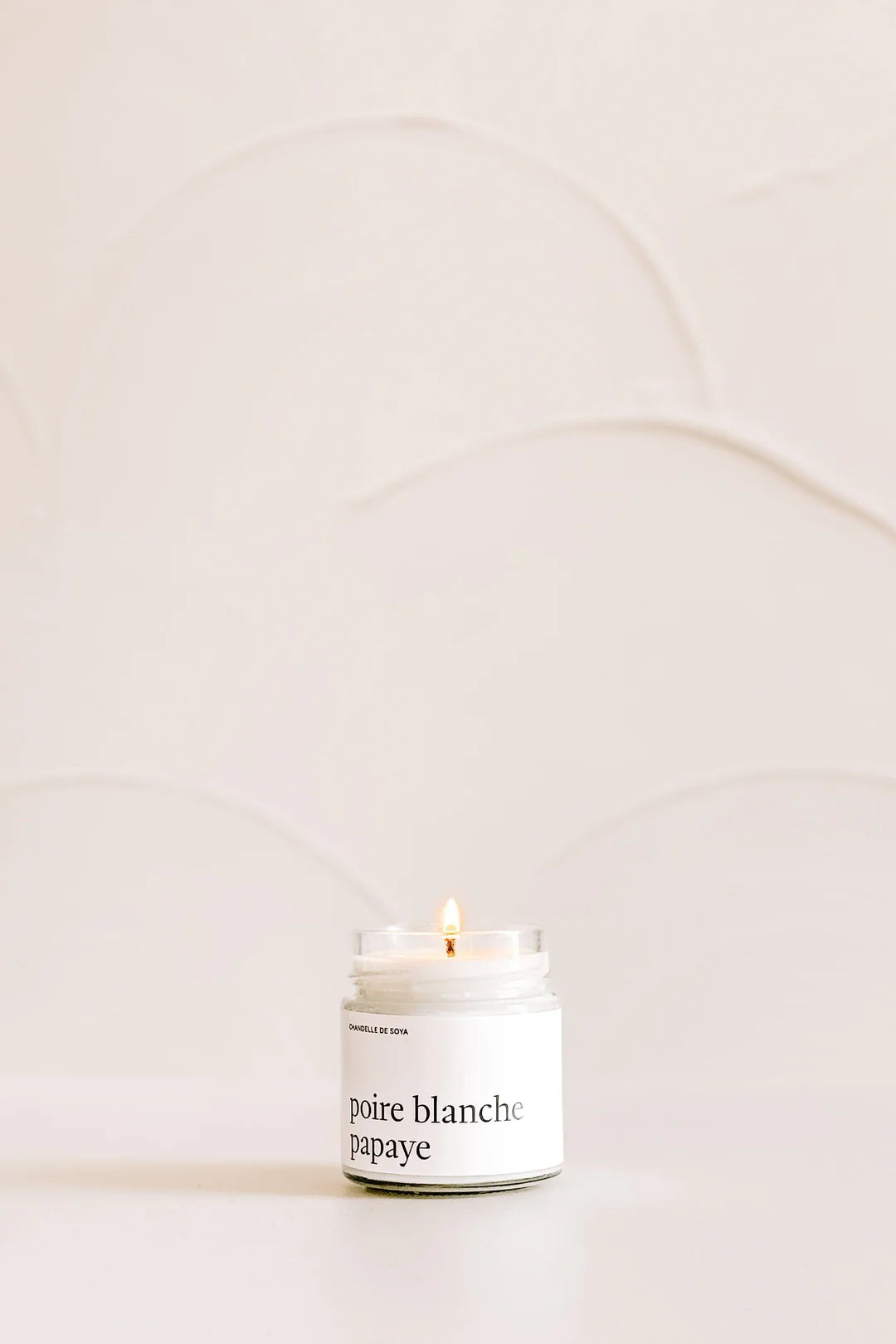 Chandelle de soya - Poire blanche papaye