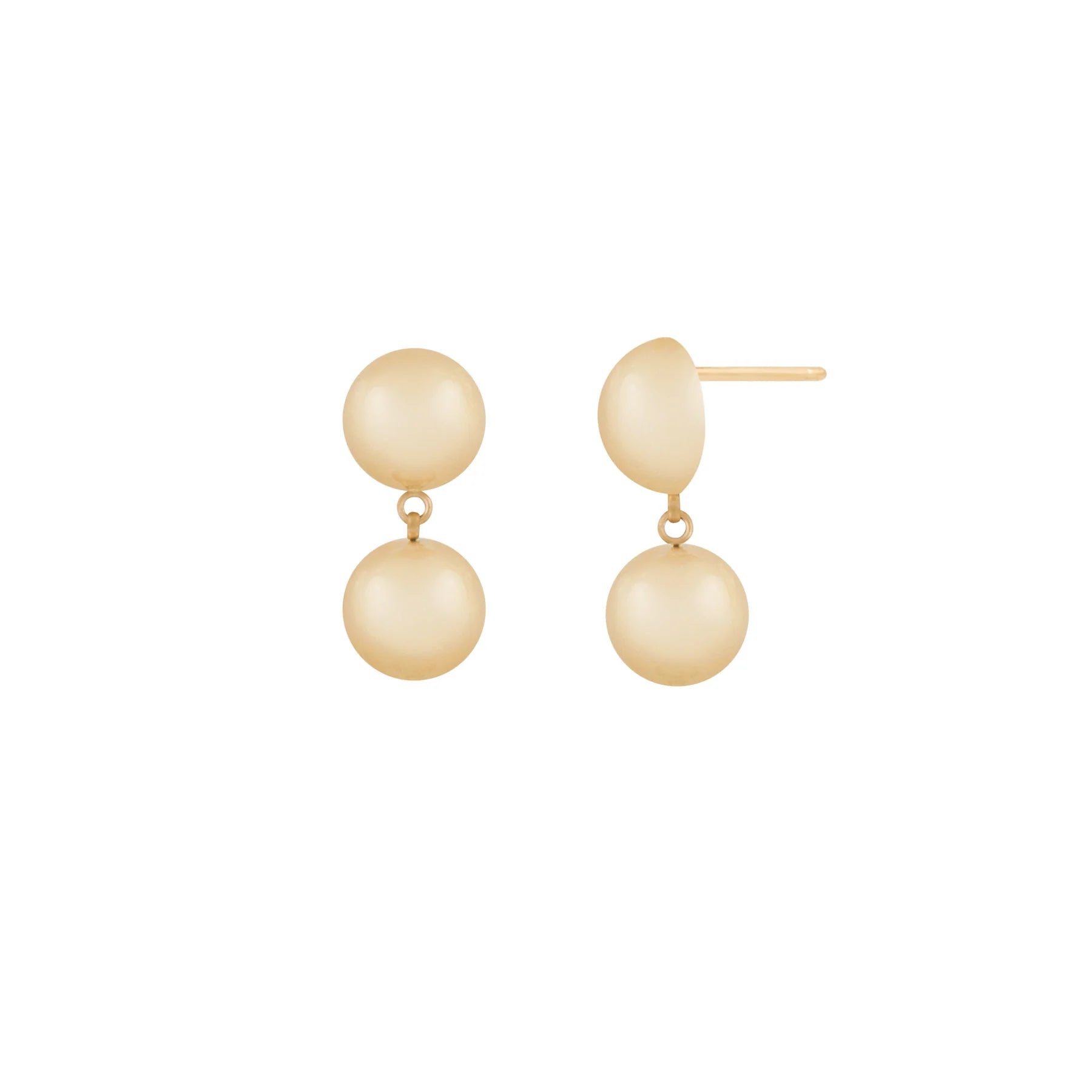 Boucles d'oreilles C'est la vie - Or