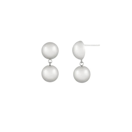 Boucles d'oreilles C'est la vie - Argent