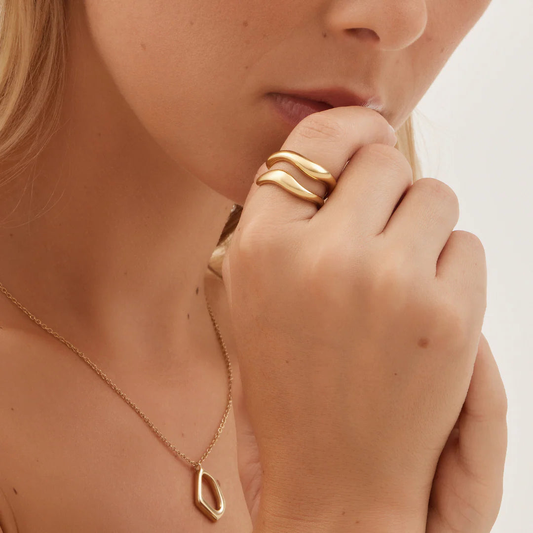 Bague Curves - Or