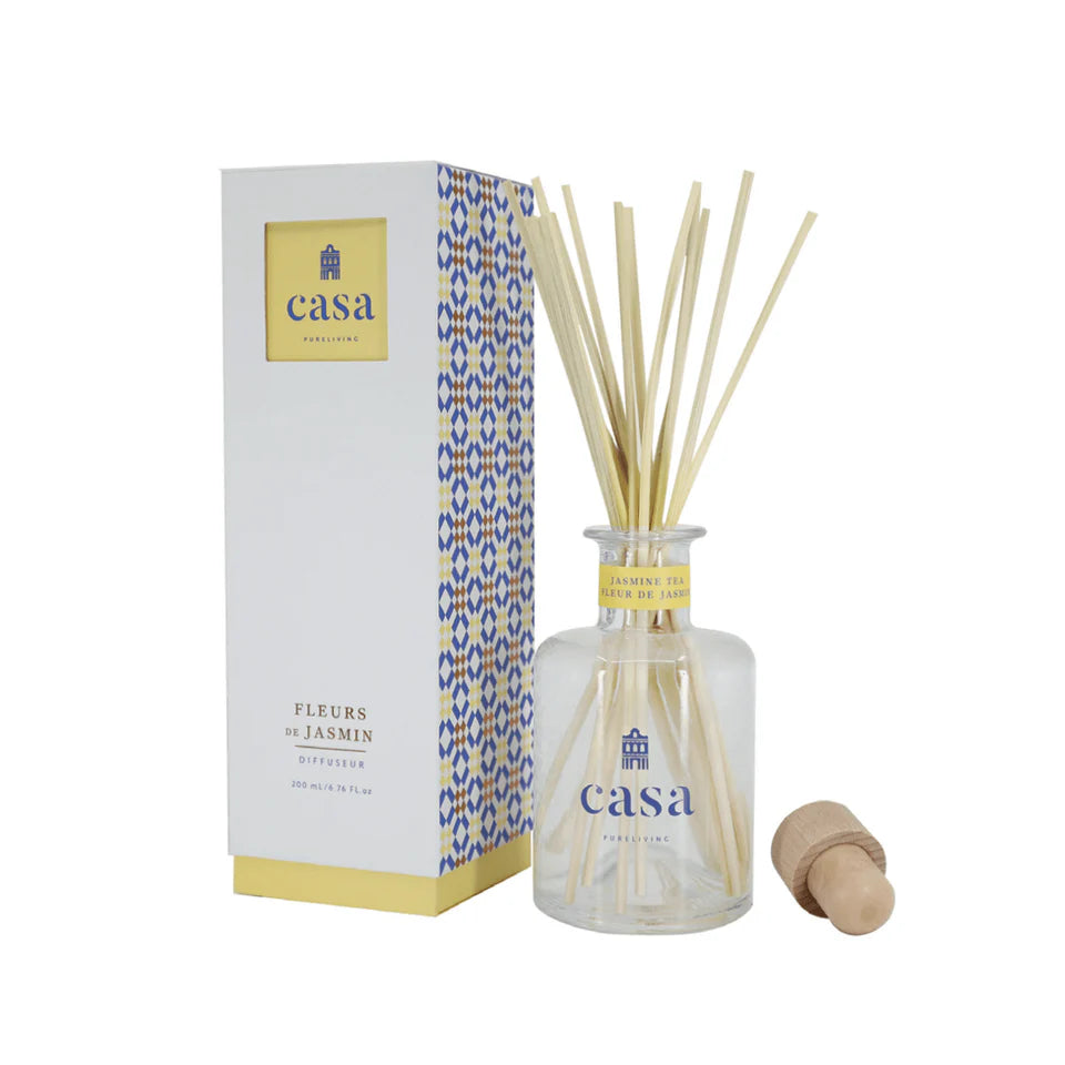 Diffuseur rotang - Fleurs de jasmin