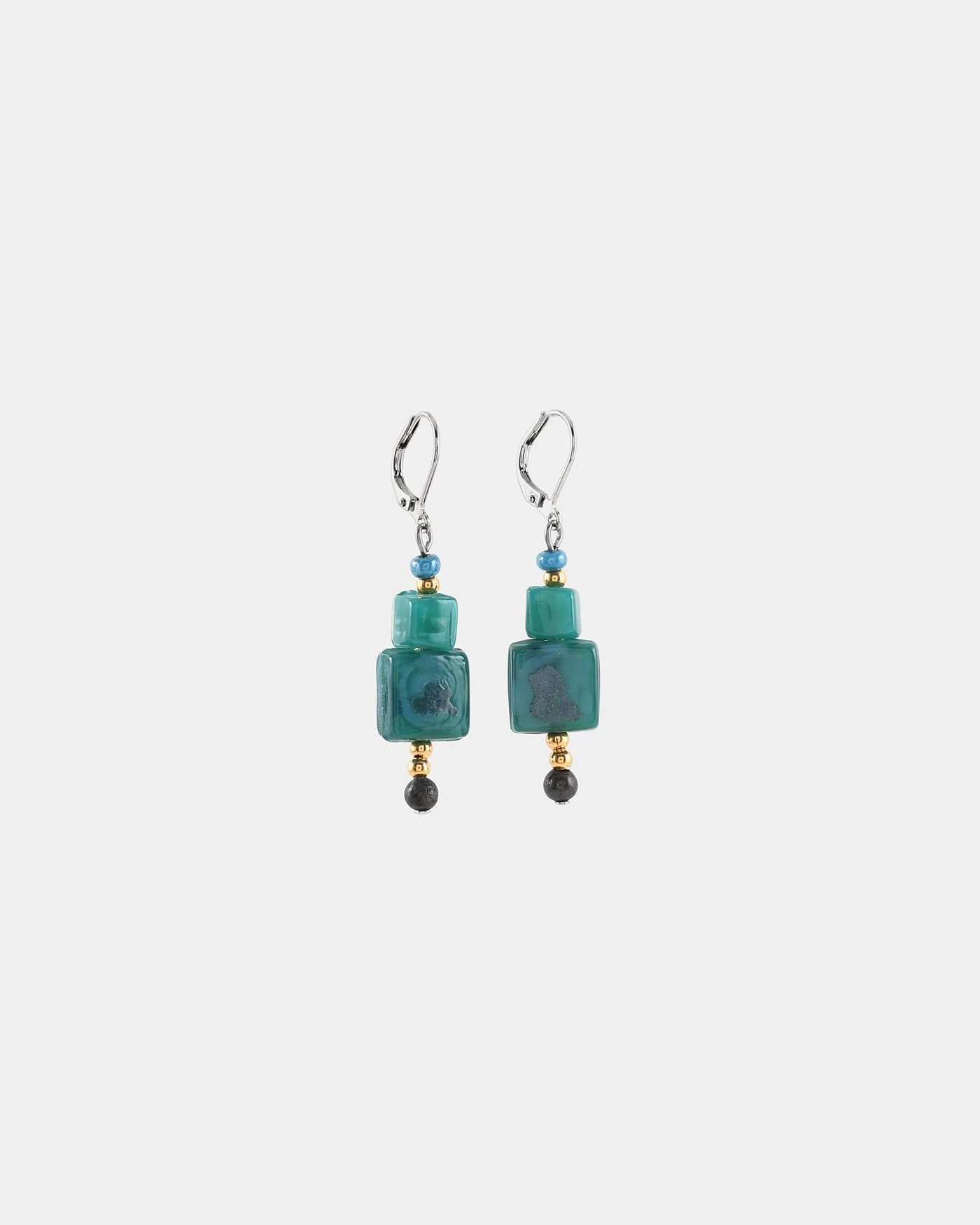 Boucles d'oreilles Foramen - Deux tons - Cenote