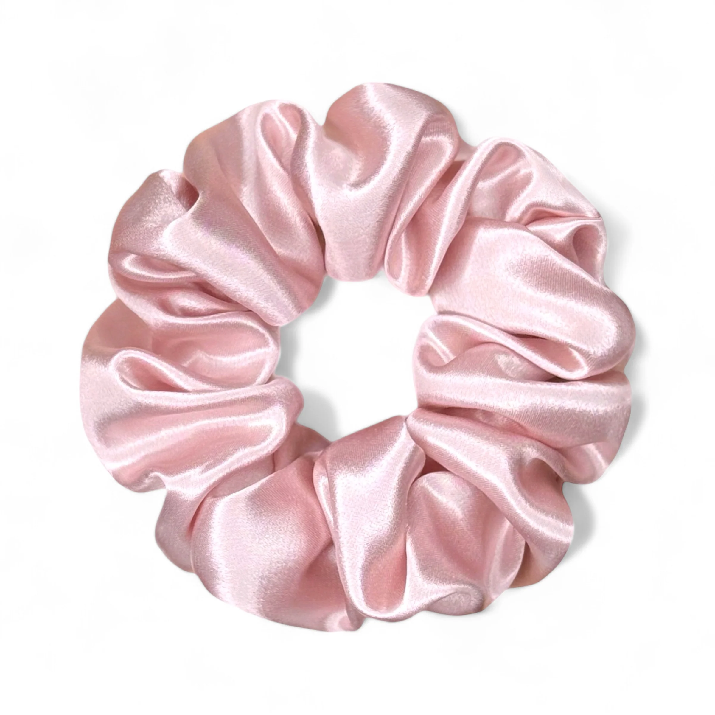 Chouchou en soie biologique premium - Rose