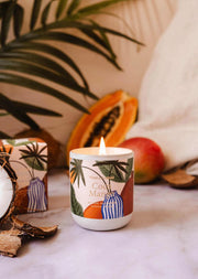 Bougie de soya réutilisable 8oz - Coco Mango
