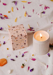 Bougie de soya réutilisable 8oz - Confetti