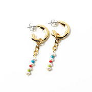 Boucles d'oreilles Lobir - Or - Confetti