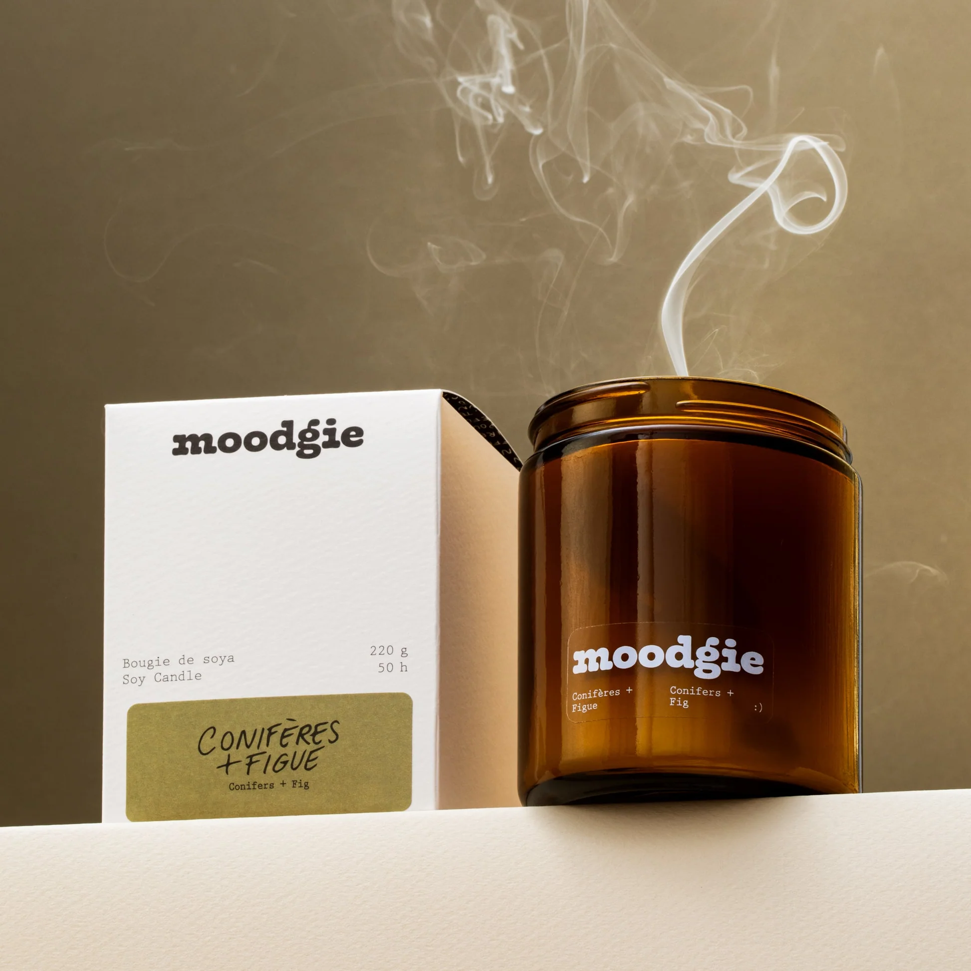 Chandelle de soya - Conifères + Figue
