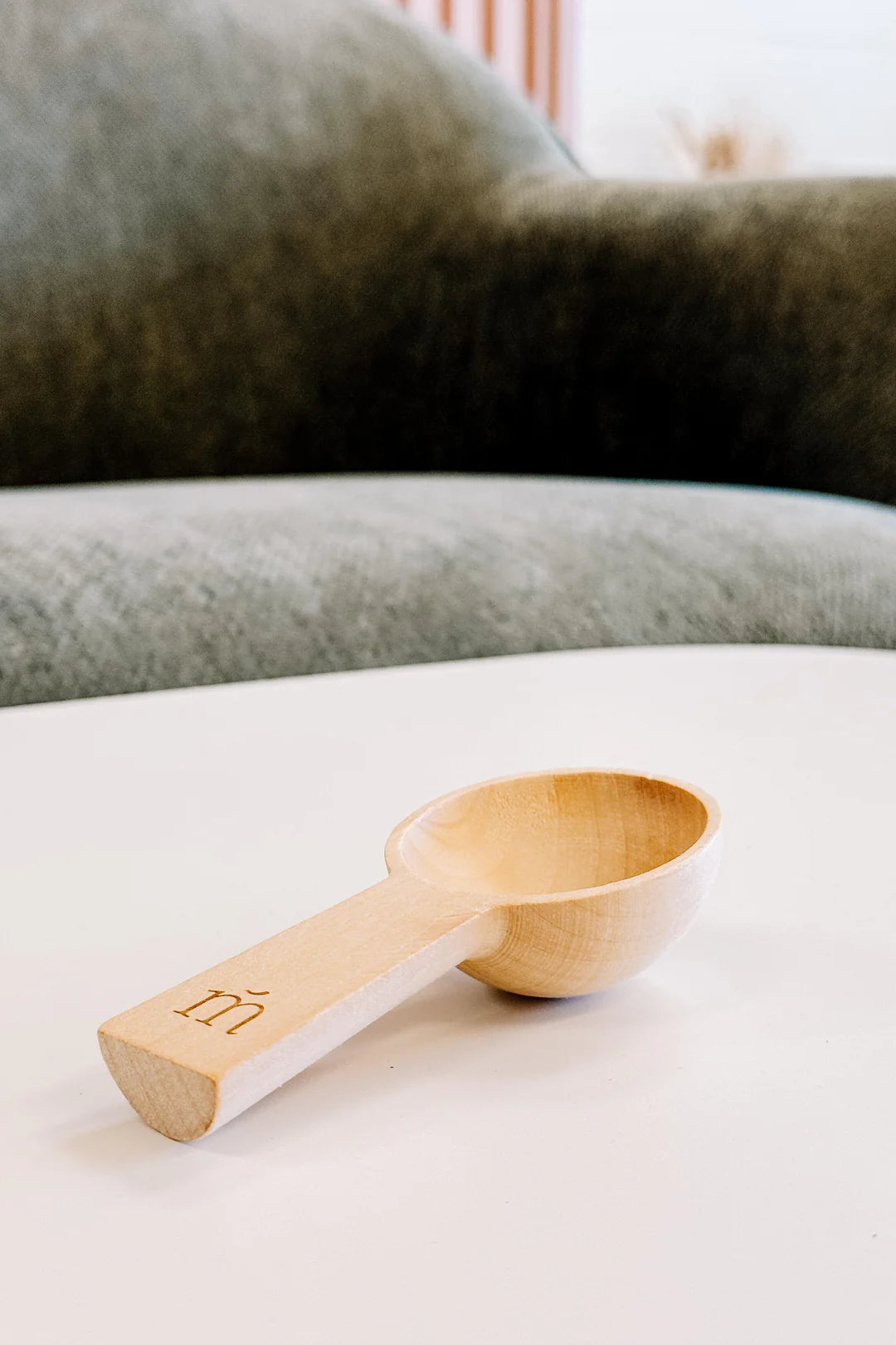 Cuillère en bois pour bain moussant