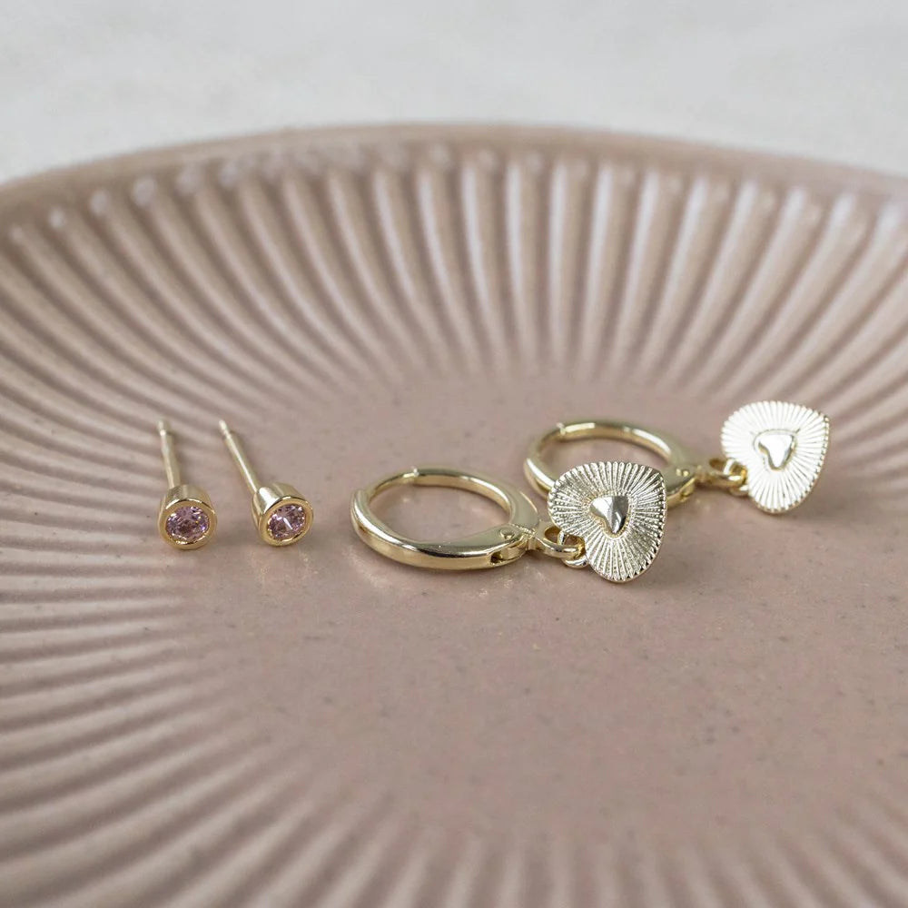 Boucles d'oreilles Duet Set-Sweetheart Rose - Or