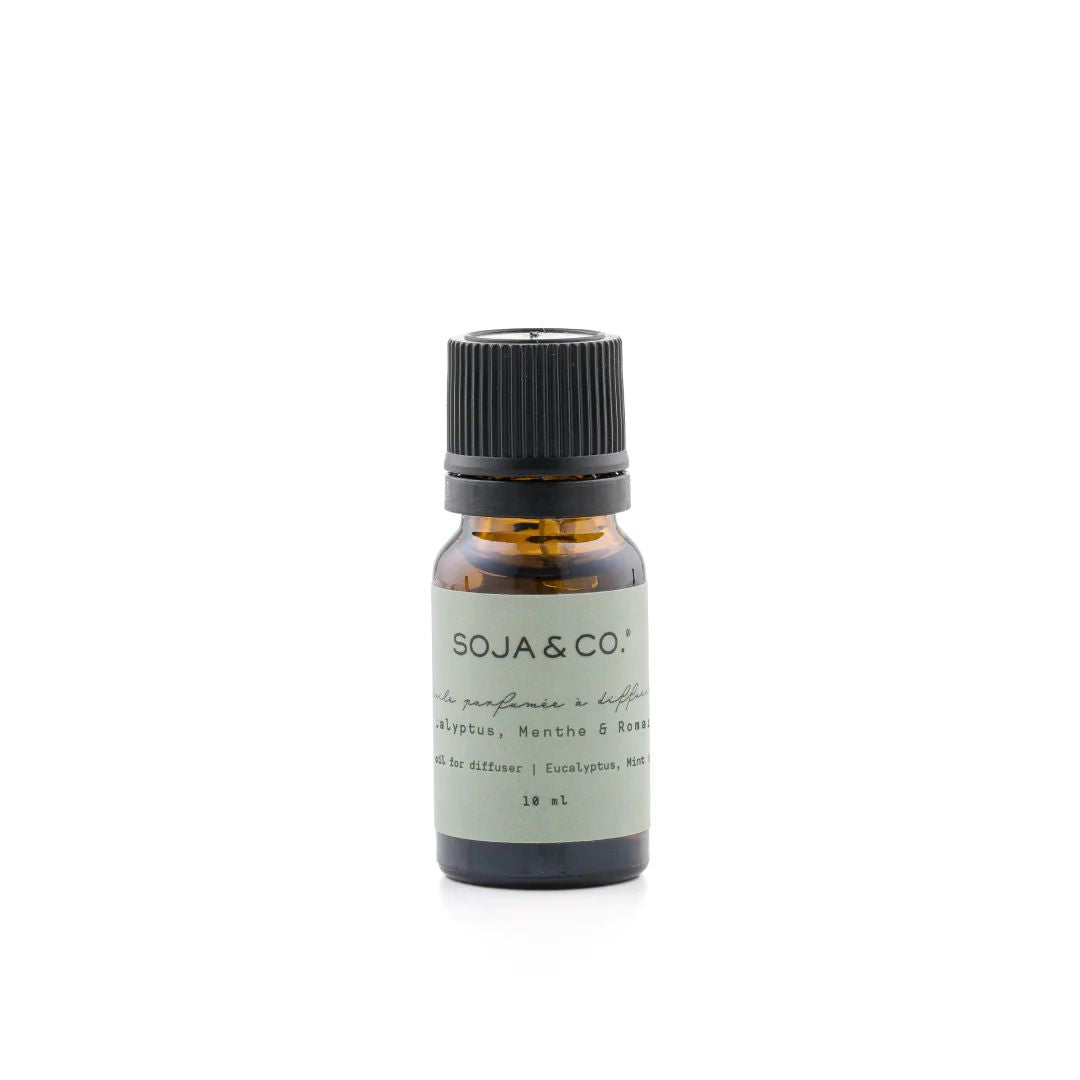Huile parfumée à diffuseur - Eucalyptus, menthe et romarin