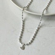 Collier Ever heart - Argent