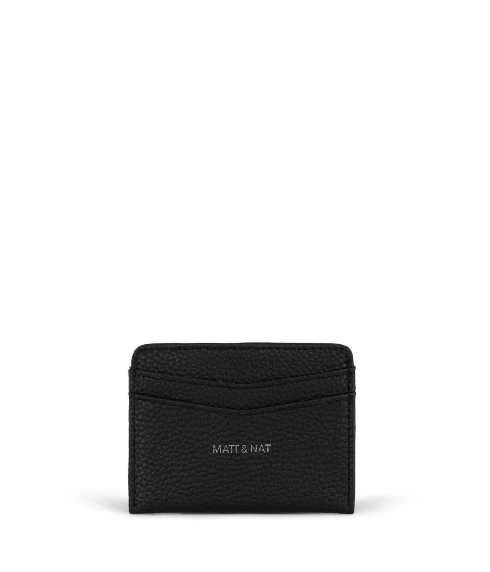 Junya - Porte-cartes végétalien - Noir