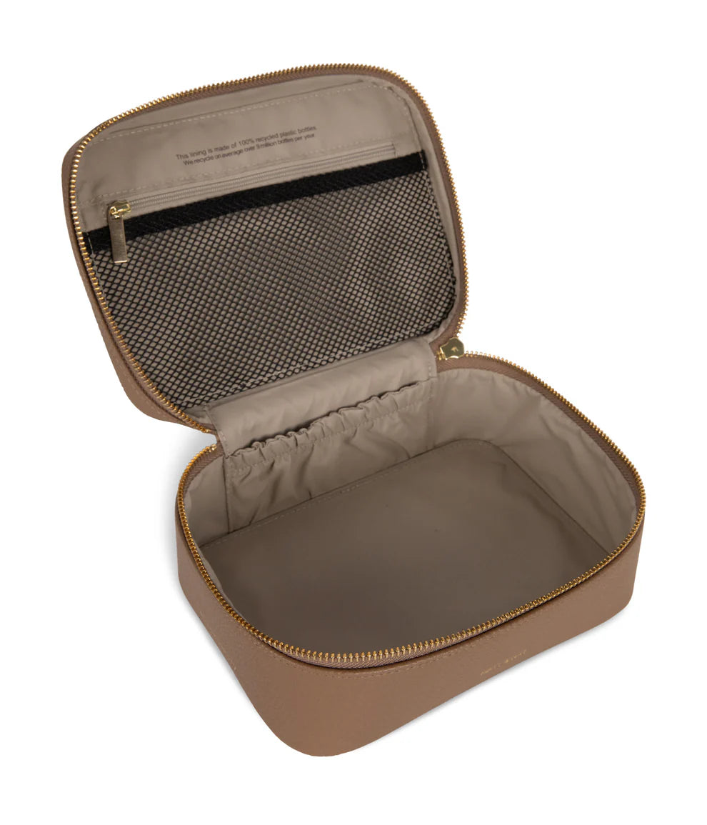 Jule - Mallette de toilette végétalienne - Caramel