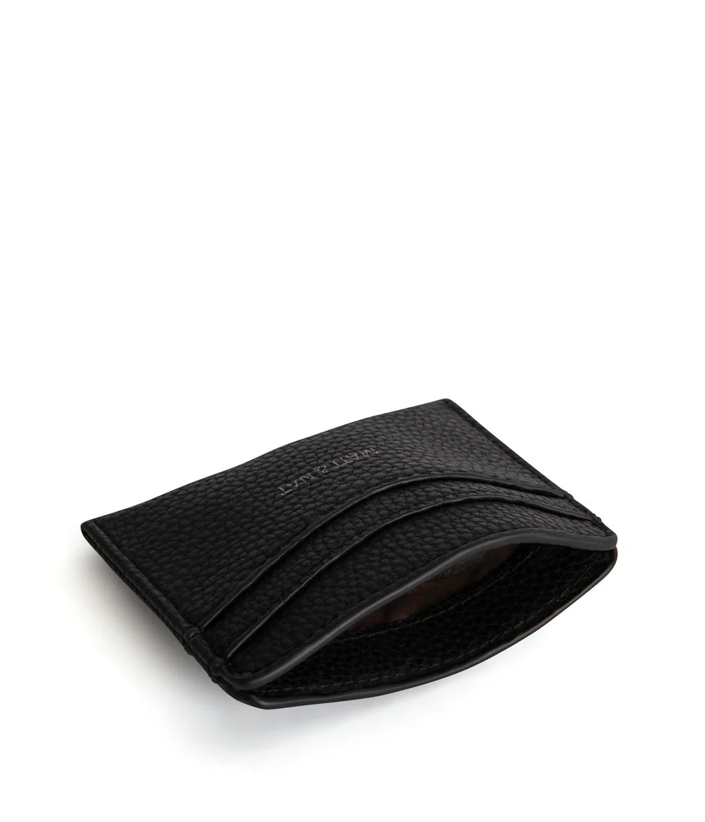Junya - Porte-cartes végétalien - Noir