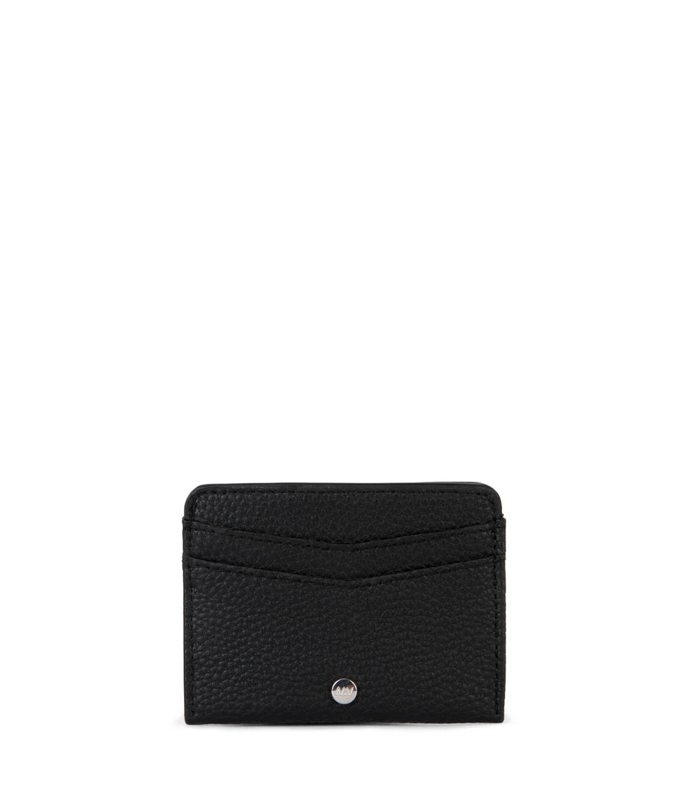Junya - Porte-cartes végétalien - Noir
