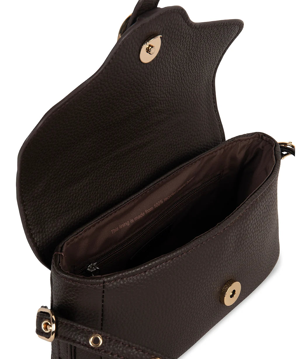 Isabelle SM - Sac à bandoulière végétalien - Fudge