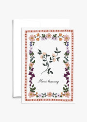 Carte de souhaits - Merci beaucoup vintage